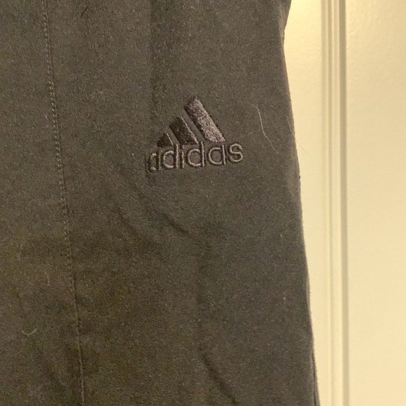 Adidas Womens Black Boot Cut Yoga Athleisure Pants Flat Front Size Small Lounge - Picture 6 of 13